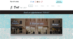 Desktop Screenshot of jdallhairsalon.com