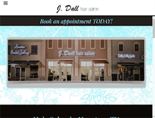 Tablet Screenshot of jdallhairsalon.com